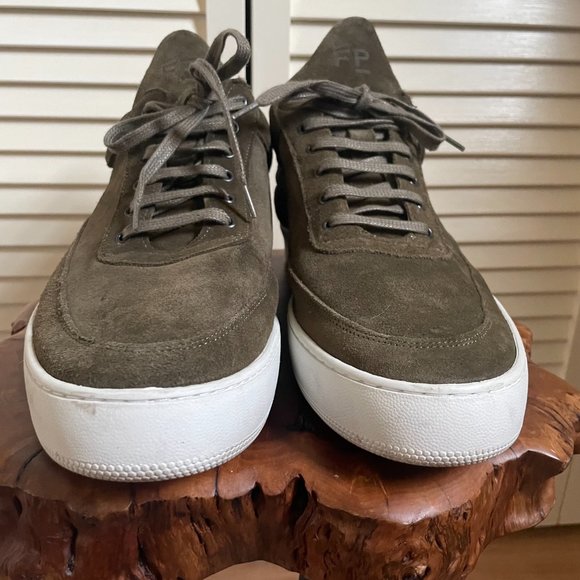 low top ripple sneaker van nubuck